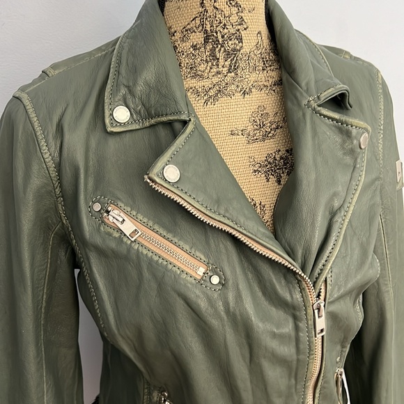 Mauritius Leather Motorcycle Jacket - Picture 5 of 11